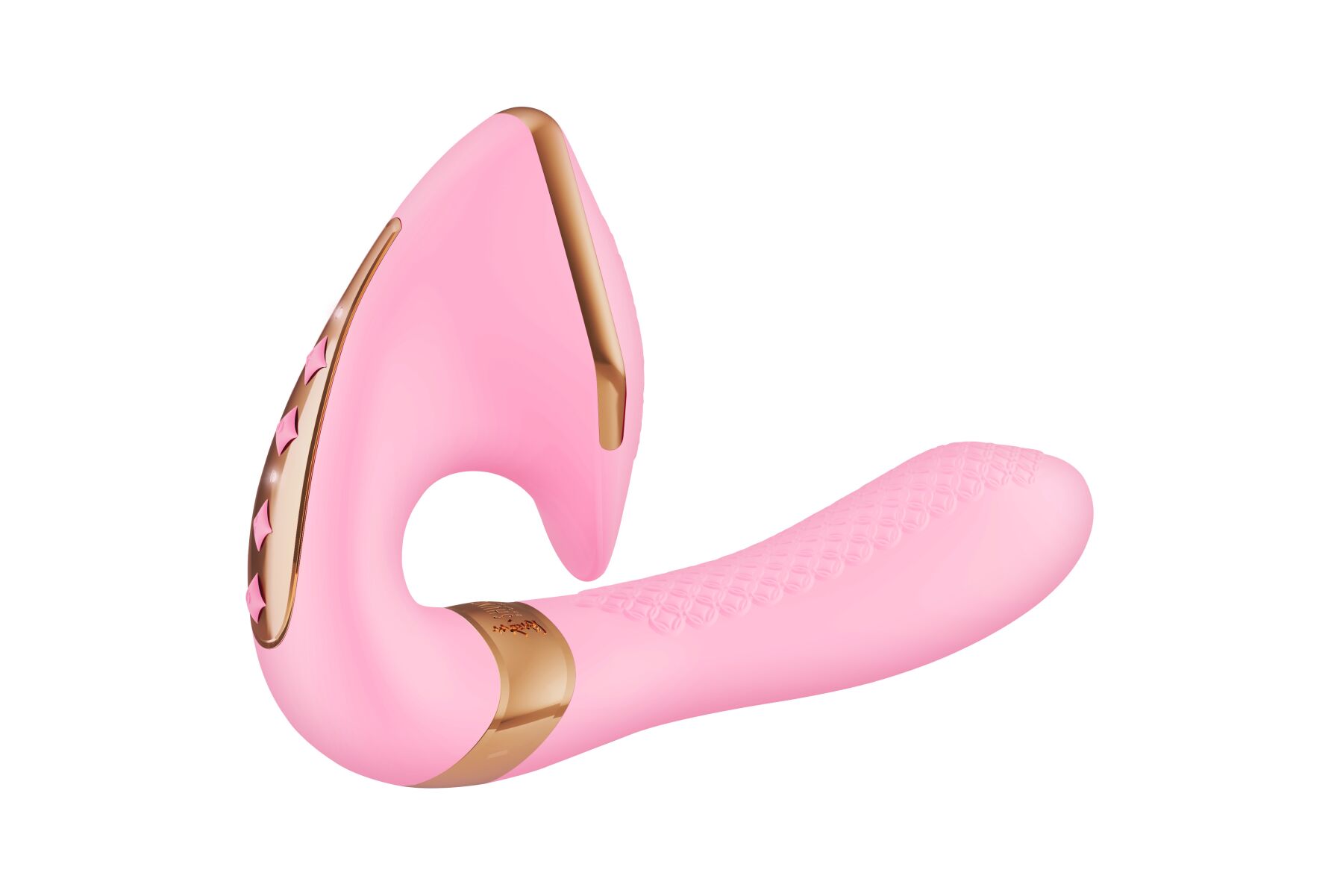 Вагінально-кліторальний вібратор Shunga Soyo Light Pink
